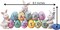 Fun Express Resin Easter Egg Table Decoration